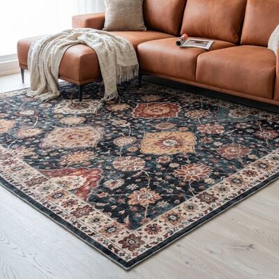 Nada matto 200x290cm sini/punainen